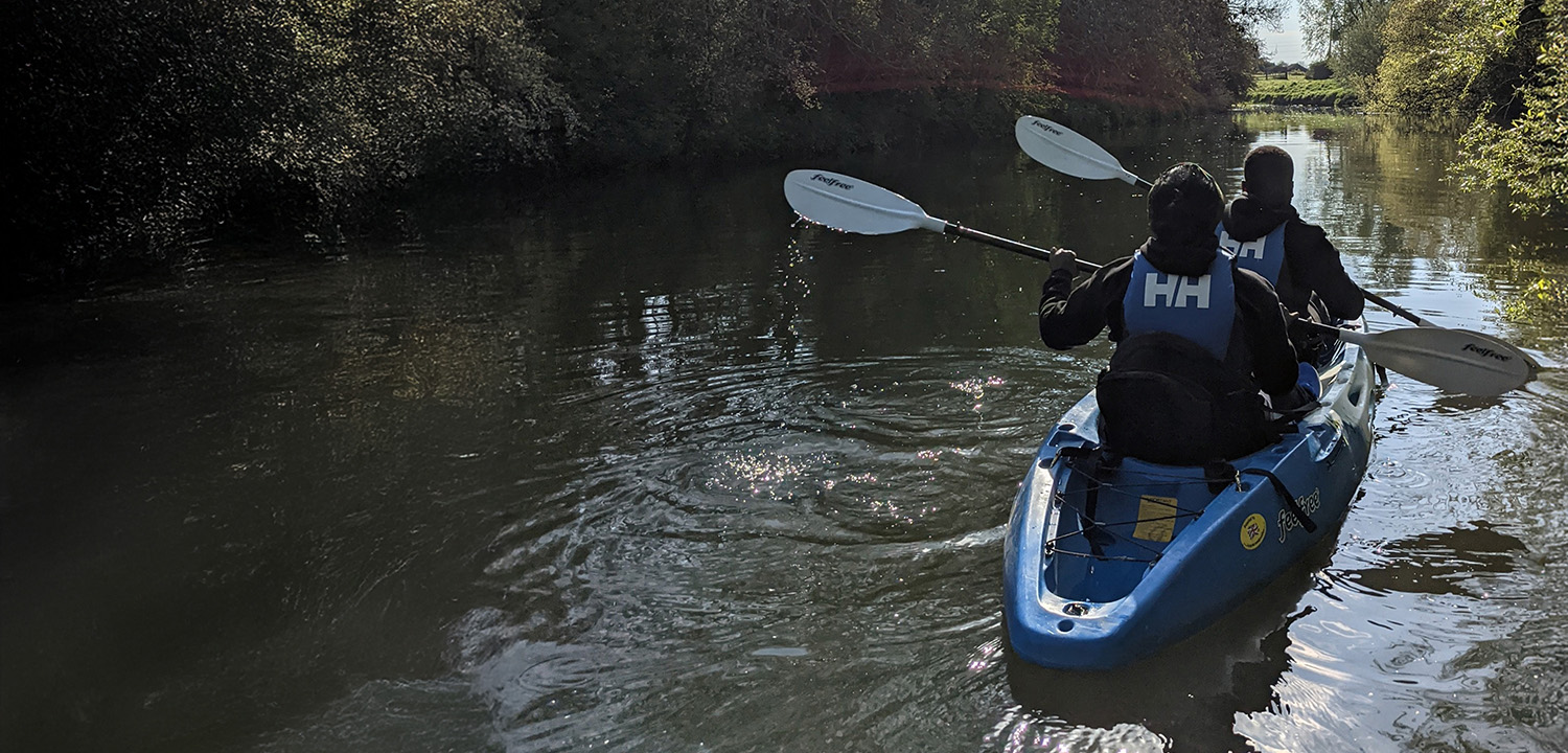 River Kayaking Somerset from Into the Blue