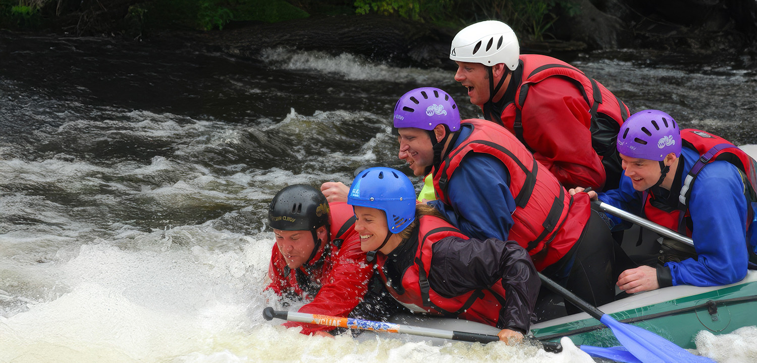 White Water Rafting in North Wales from Into the Blue