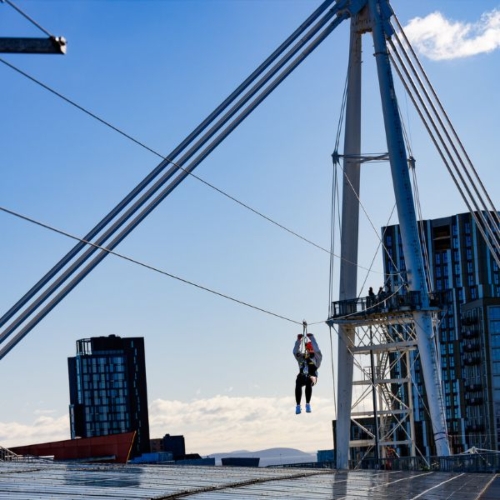 Cardiff Stadium Flyer Zip Line Experience