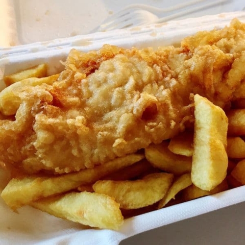 Fish and Chips Train Derbyshire on the Ecclesbourne Valley Railway