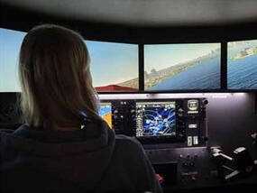 Customer Photo of 'Wings for Warriors' Full Motion Flight Simulator