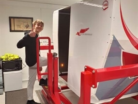 Customer Photo of 'Wings for Warriors' Full Motion Flight Simulator