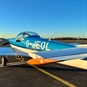 Firefly Aerobatics at Blackbushe Airport - Blue and Orange Plane