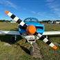 Firefly Aerobatics at Blackbushe Airport - Front of Plane with Propeller