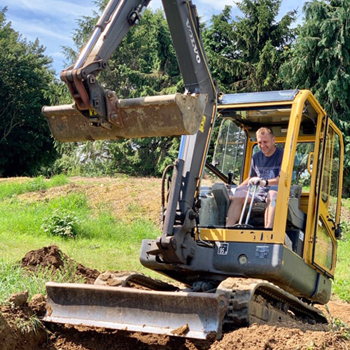 Digger Driving for Two