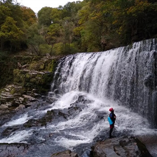 Extreme Canyoning Brecon Beacons - Scenic Waterfall 