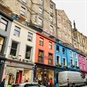 Harry Potter Walking Tour Edinburgh - Edinburgh Colourful Houses on Street