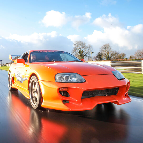 Toyota Supra Driving