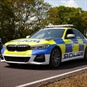 Driving a police car on the track