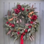 Floristry Workshops Middlesborough - Christmas Door Wreath