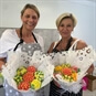 Cupcake Decorating Workshops Staffordshire - 2 ladies with the cupcake bouquet