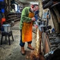 Damascus Knife Making - Working in Forge