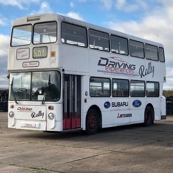 Drive A Double Decker Bus At Prestwold In Leicestershire Into The Blue