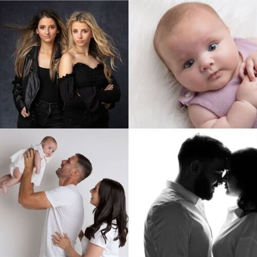Photoshoot Choice Voucher Group of four images  Photoshoot Choice Voucher Group of four images