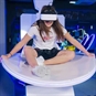 Funland VR Gaming Romford - Girl on Virtual Reality Game