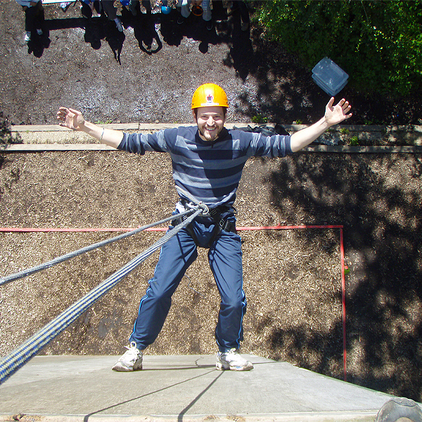 Abseiling in East Sussex