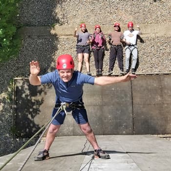 Abseiling in East Sussex at Into the Blue