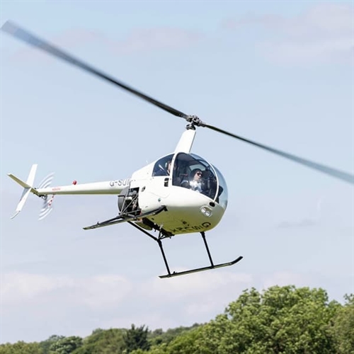 Helicopter Lessons Leeds White Helicopter