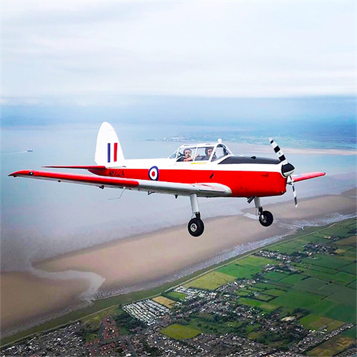 chipmunk over blackpool chipmunk over blackpool