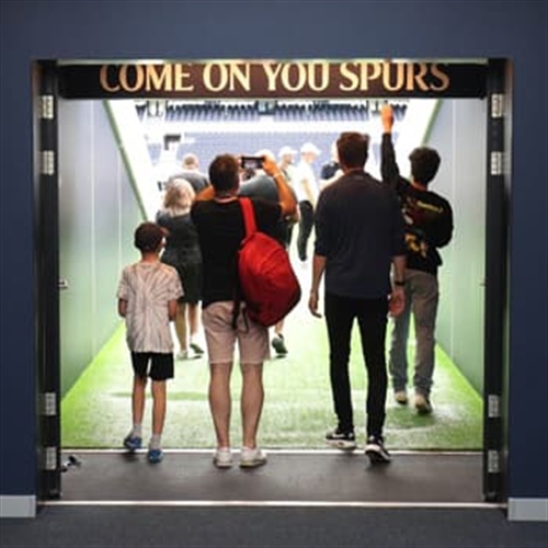 Tottenham Hotspur Stadium Tour & Hotel Stay for Two - Walking out to pitch Tottenham Hotspur Stadium Tour & Hotel Stay for Two - Walking out to pitch
