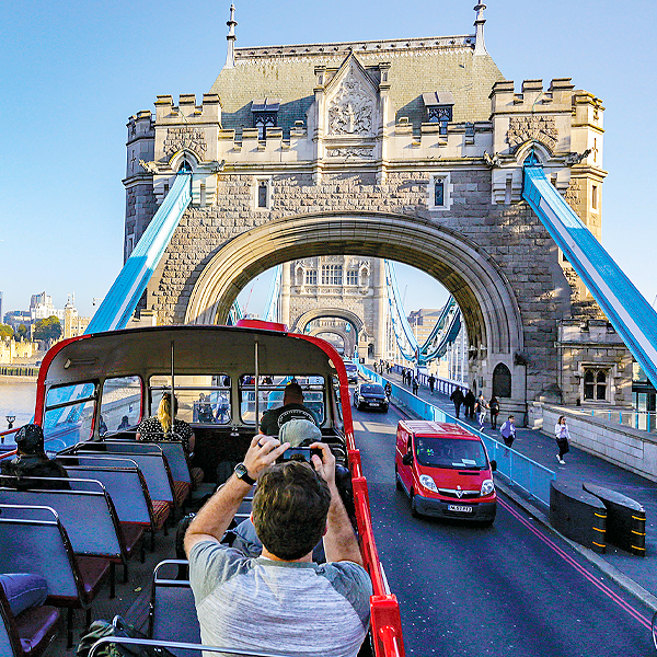 Elektrisk lol historisk Routemaster Vintage Open Top Bus Tour London | Into The Blue