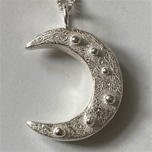 Jewellery Carving Workshops Brighton - Moon Pendant 