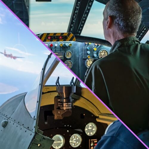 Spitfire and Vulcan Military Simulator Duo Experience Spitfire and Vulcan Military Simulator Duo Experience
