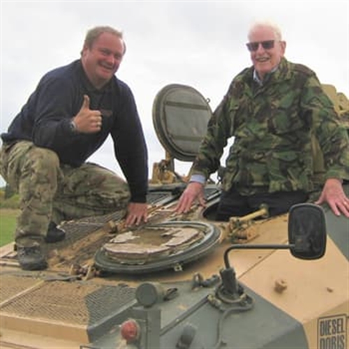 Spartan Tank Driving at Gatwick Aviation Museum in West Sussex Spartan Tank Driving at Gatwick Aviation Museum in West Sussex