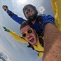 Parachuting in Devon Jumping Out of Plane