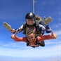 Skydiving in Langar - Hands in the air