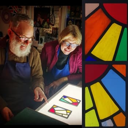 stained glass leading