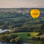 hot air balloon rides taunton Balloon Flying Through The Sky Over Lake