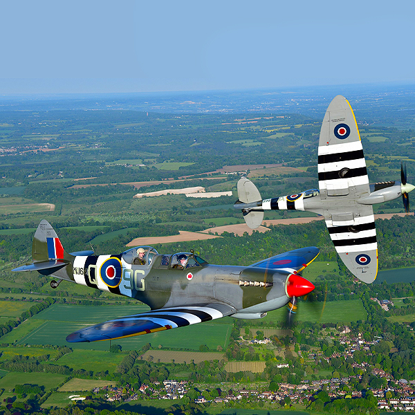 Two Seater Spitfire Flights & Heritage Hangar Visit