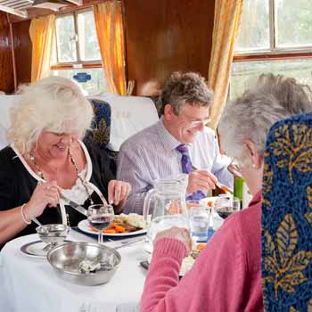 Steam Train Dinner in Leicestershire