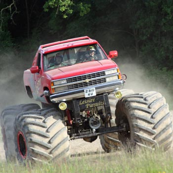 Big Grizzly Monster Truck Drive