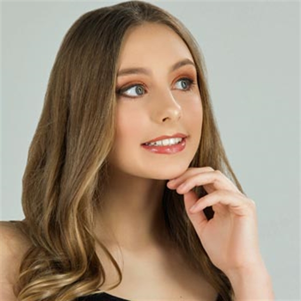 Teenager at photoshooting