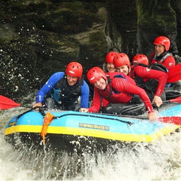 White Water Rafting Wales Rafting Rapids on the River Dee North Wales