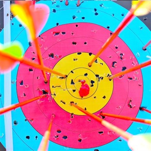 colourful archery board colourful archery board