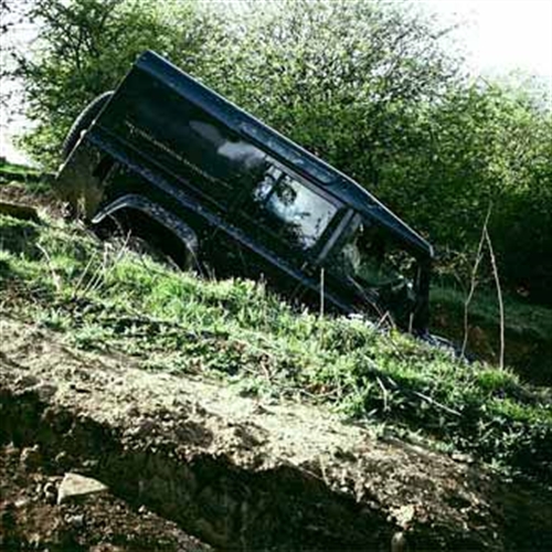 4x4 driving through greenery 4x4 driving through greenery