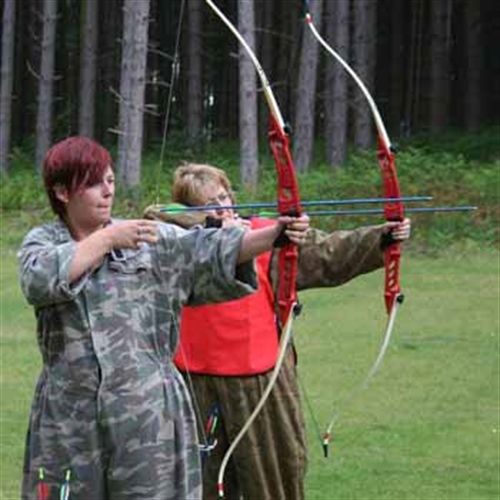 women with bow and arrow women with bow and arrow