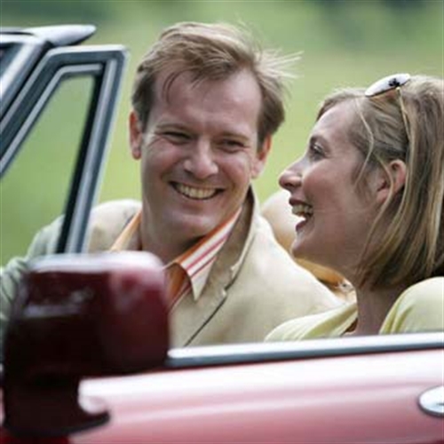 couple in car couple in car