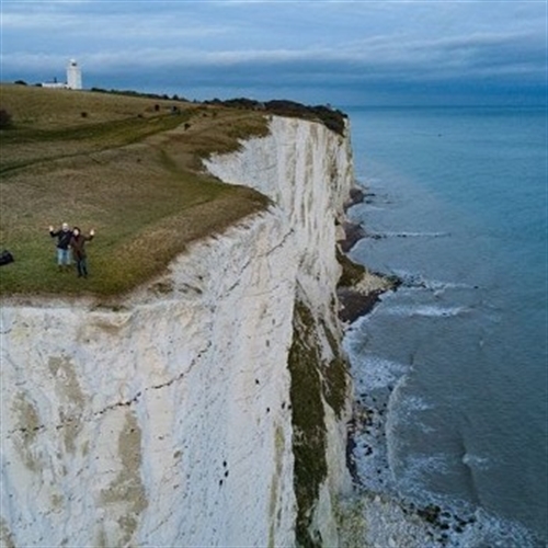 white cliffs
