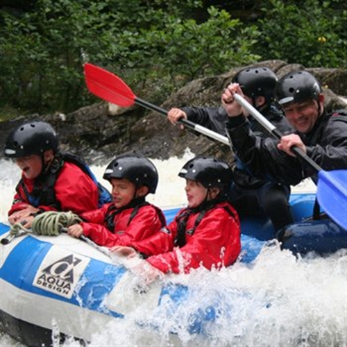 family in a raft family in a raft