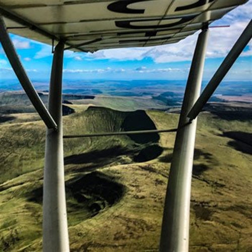view from microlight view from microlight