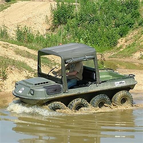 Amphibious argocat driving Amphibious argocat driving