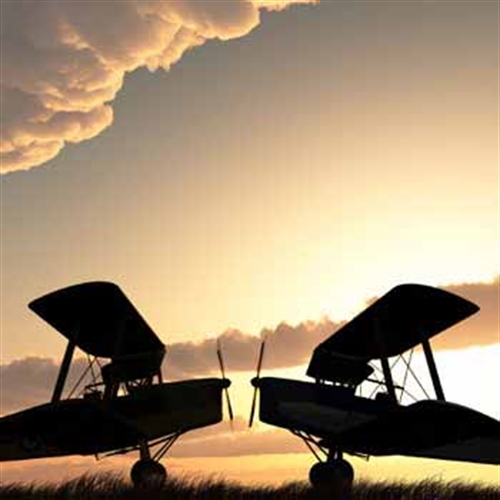 Planes infront of sunset Planes infront of sunset