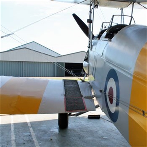 tigermoth in hangar tigermoth in hangar