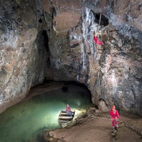 in caves in caves