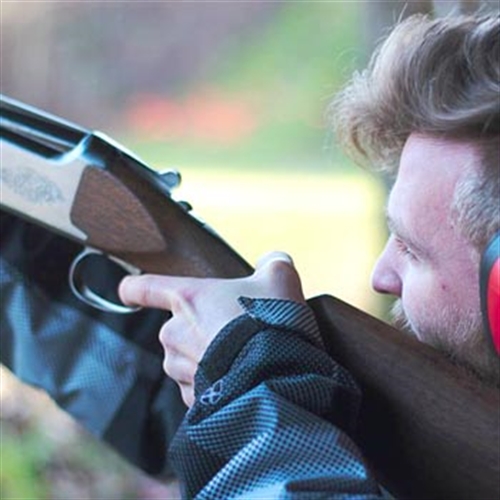 man clay shooting man clay shooting