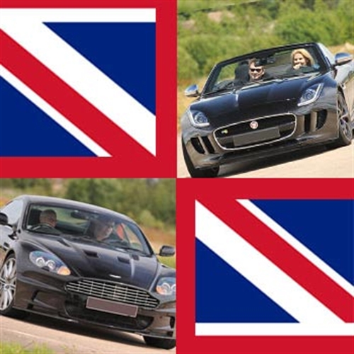 british cars and flag british cars and flag